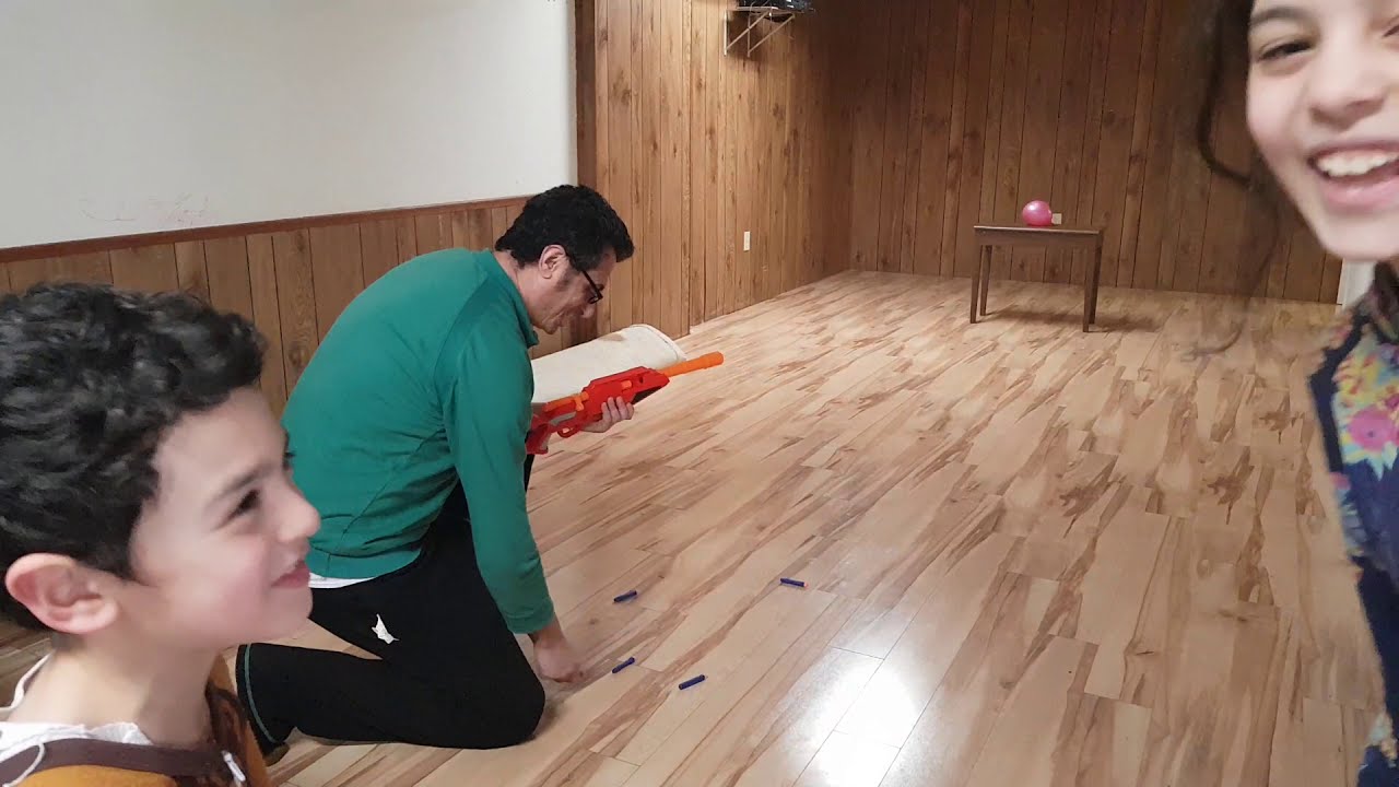 The magic bullet, gun toys kids fun dad challenge family