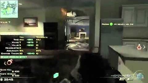 MW3 Gameplay  MP5 Paris Survival Mode