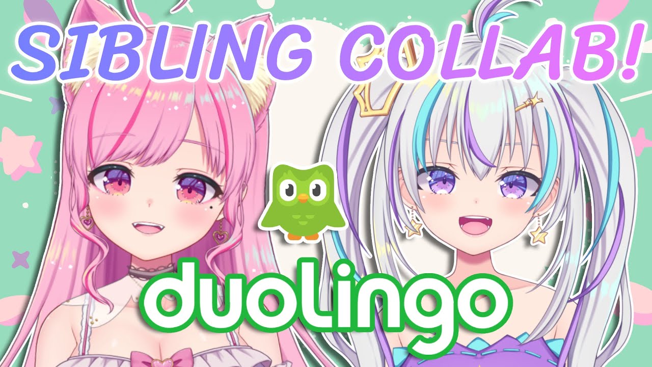 【SISTER COLLAB】Japanese Duolingo with my Oneechan, MomonyaMiyui 💖