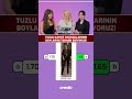 Tuzlu Kahve Oyuncuları Boylarını Tahmin Et! 😂 Eda Ece Buğra Gülsoy 😂 #shorts #shortsvideo