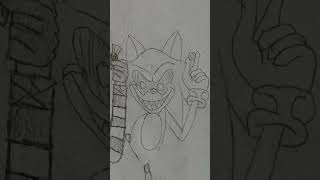 drawing creepypasta characters pt sonic.exe