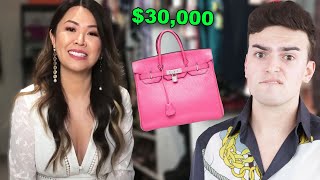 REACTING TO A CRAZY RICH CLOSET TOUR (Mel in Melbourne)