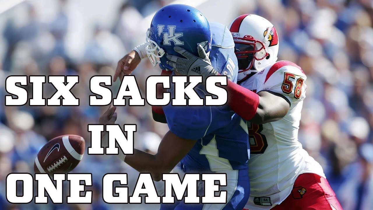 Elvis Dumervil's six sacks vs. Kentucky (2005)