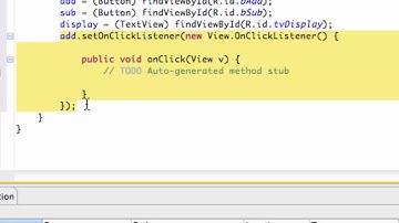 Android Application Development Tutorial   9   Set up a Button with OnClickListener