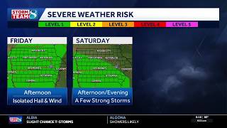 Iowa weather: Another round of showers and storms Friday