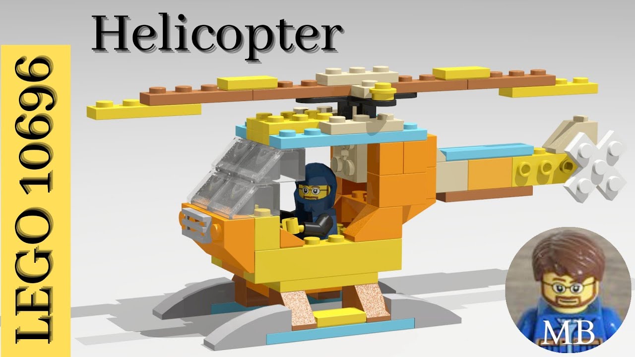 Building a Helicopter using Lego classic 10696 - DIY instruction