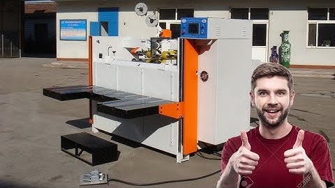 SBD 2800 Semi-Automatic Corrugated Paperboard Stitching Stapling Machine with Automatic Wire Feeder