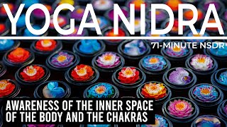 71-Minute Satyananda-style Yoga Nidra for Inner Body and Chakra Awareness | NSDR | Guided Meditation