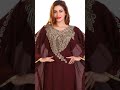 Iqra fashion sale dubai kaftans abaya moroccan embroidered maxi gown farasha very fancy with white