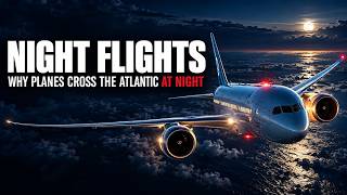 Why Do Planes Fly Across the Atlantic at Night? (The Hidden Physics & Economics)
