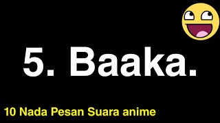 Nada pesan wa suara anime | nada dering pesan anime