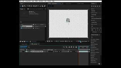 After Effects Tutorial How to Load Image Sequence with 3d Model