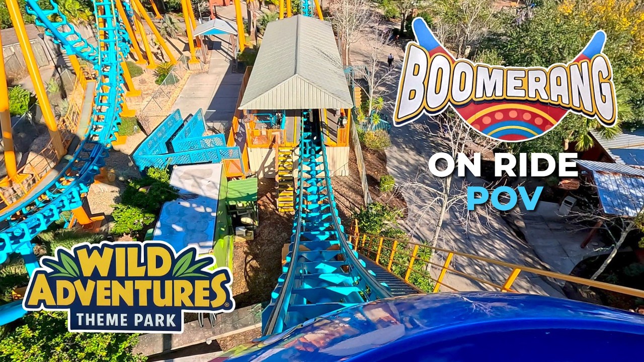 Boomerang On-Ride POV [4K] | Wild Adventures - YouTube