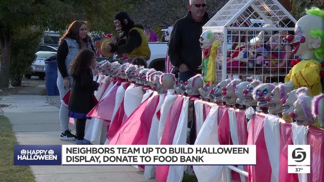 West Valley City neighbors continue Halloween display with goal of raising food for Utah Food Bank