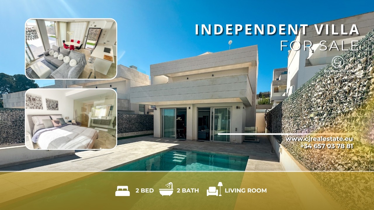 INDEPENDENT VILLA WITH PRIVATE POOL & BUNKER BASEMENT IN VILLAMARTIN | 5 MIN FROM LA ZENIA
