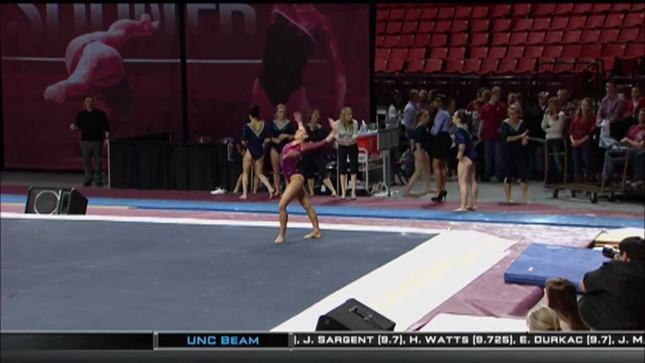 Women's Gym Senior Day Win