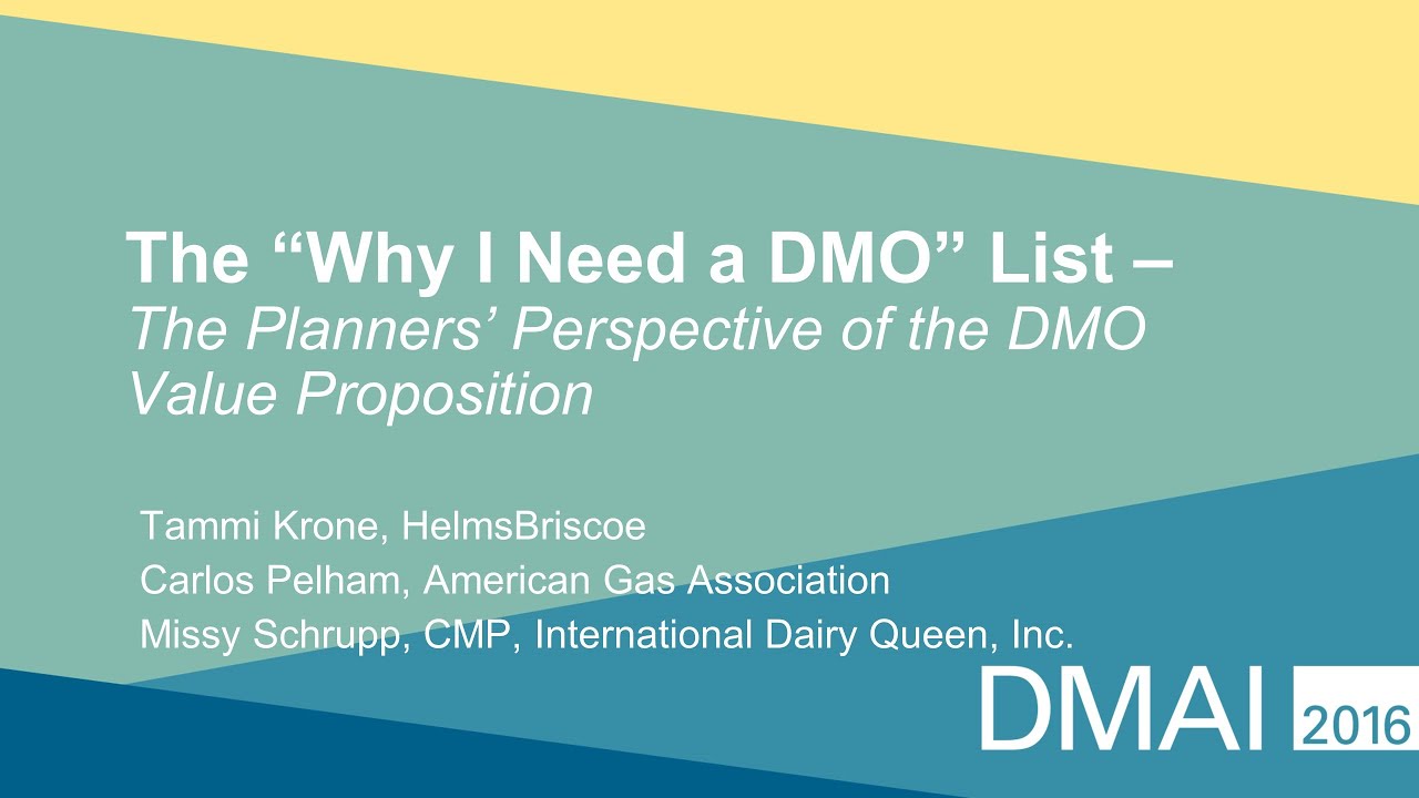 Insiders Why I need a DMO list - YouTube