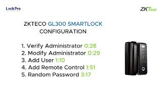 How To Setting Gl300 Zkteco Smartlock 2023 ?