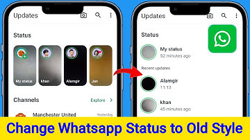 How to Change Whatsapp New Status Style Back to the Vertical Old Style (2024 New Update)