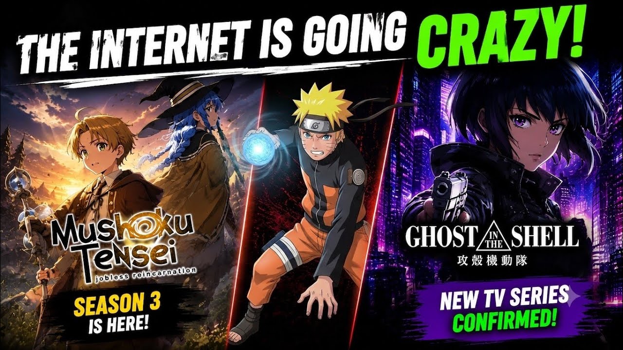 Top Anime News This Week July 2026 - Mushoku Tensei, Naruto in PUBG mobile & Ghost in the Shell!