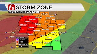 Storms With Damaging Winds, Tornadoes Possible Across Green Country