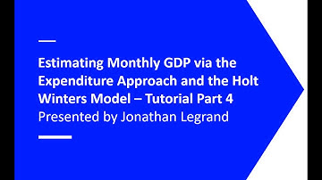 Tutorial Python Finance 1.4 - Monthly GDP Estimation via Expenditure - Plots in Matplotlib