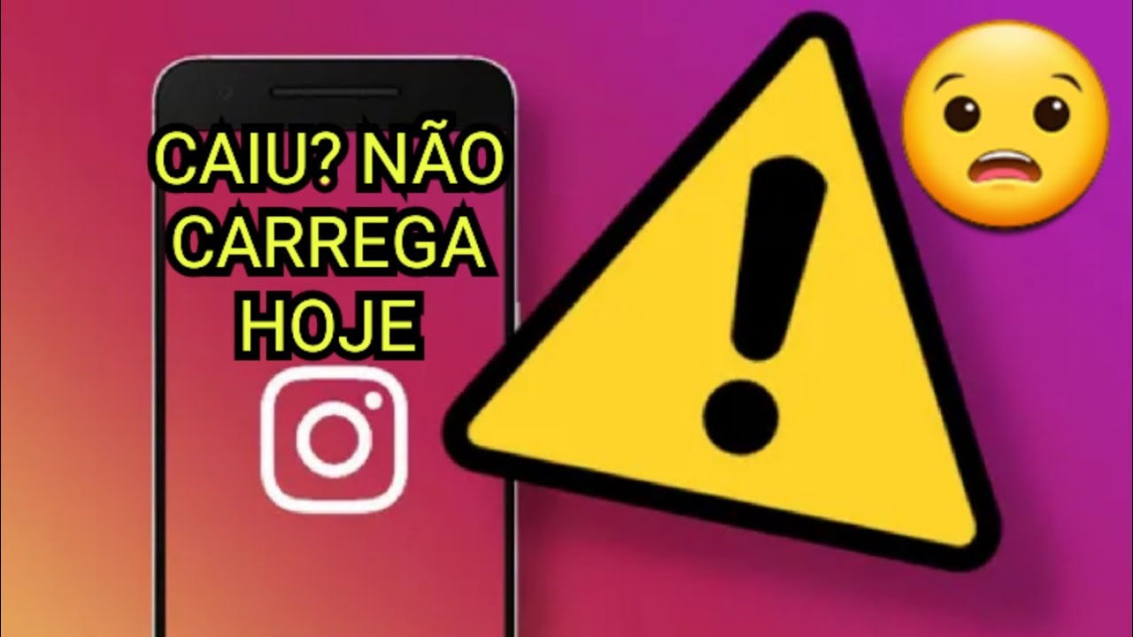 Instagram caiu hoje? Do nada não carrega feed 08.03.2023 - YouTube