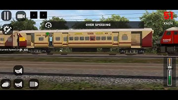 Sleeper Class Super Fast Express Indian Railway Train Simulator Part 1 - Gajaji