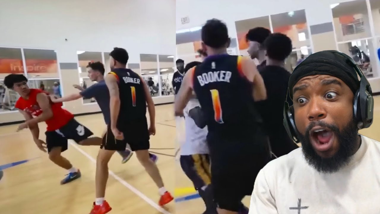 Brawadis FIGHT BREAKS OUT During 5v5 Basketball REACTION!