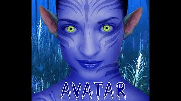 Photoshop Tutorial How to make Avatar Face Effect