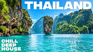 Thailand in 4K | Phang Nga Bay, Limestone Islands & Tropical Blue | Soft Deep House screenshot 5