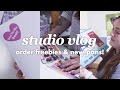 Doodle Sheets, Order Packing &amp; Small Biz Rambles | STUDIO VLOG #113 | Plannerface