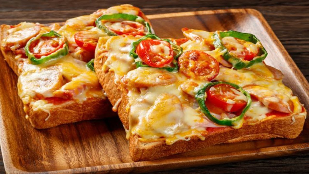 طريقة عمل البيتزا توست فى 5 دقايق