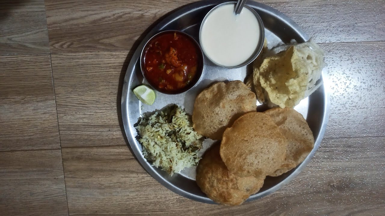 Khurma Puri and Masala Rice Recipe
