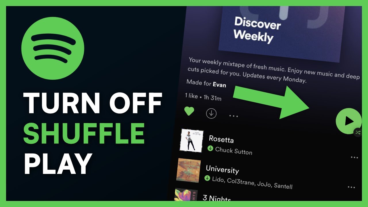 How To Turn Off Shuffle On Spotify - YouTube