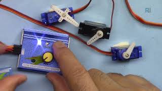 How to test Servo motor with 3 channel Cheap Servo Tester
