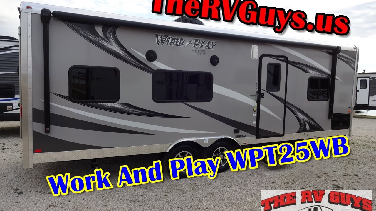 New And Improved Bumper Pull Toy Hauler! 2017 Work And Play WPT25WB