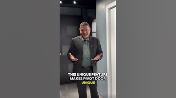Pivot Door System | How It Works 👀 | UnitedPorte