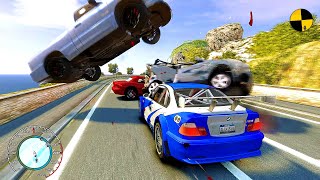 GTA 4 Crazy BMW M3 GTR Crashes Ep.15