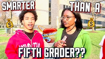 ARE YOU SMARTER THAN A FIFTH GRADER? Public Interview | College Edition
