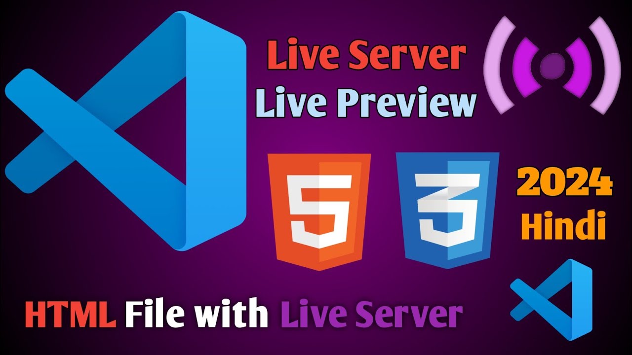 How to setup VS CODE for html | web development Live Server/preview ...