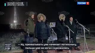 Увидел Путина и шапку выкинул