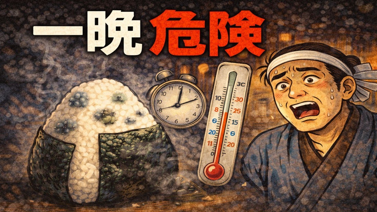 【食中毒】一晩の“おにぎり”が危険｜温度と時間で増える菌の正体 - YouTube
