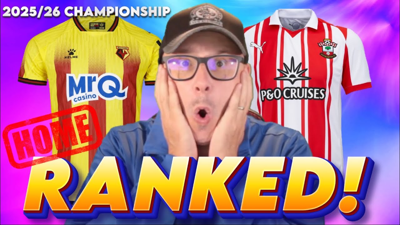 Ranking ALL 24 EFL Championship 2025/26 Home Kits LIVE! 👕🔥