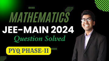 04 April Morning Shift| Let the mean and the variance of 6 observations  −3, 4, 7, −6| JEE MAIN 2024