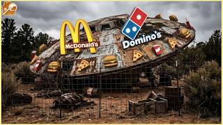 Abandoned McDonald's & Domino's Jointly Renovated into Luxury UFO Restaurants with Epoxy Flooring