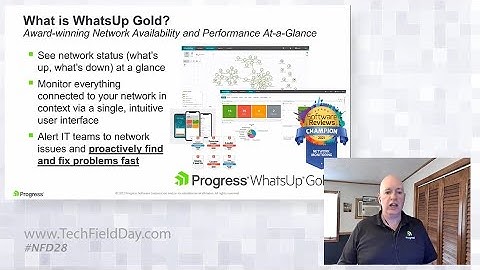 Progress WhatsUp Gold Network Monitoring with Mark Towler