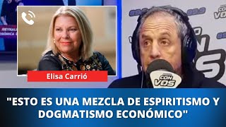 Espectacular reportaje a Lilita Carrió: "Si Cristina gana la Provincia, el Gobierno cae"