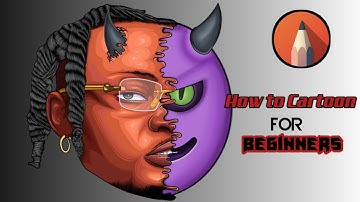 How to cartoon; Autodesk sketchbook: vector art