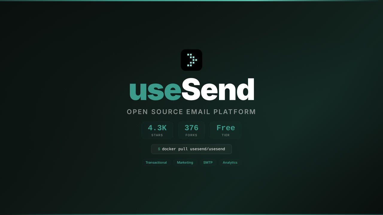 useSend Tutorial - Open Source Email Platform | Alternative to Resend ...